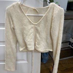 Creme Altard State Cropped Sweater